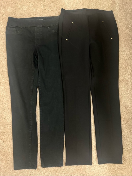Chico's Pants - Women’s black pants from Chico’s. Size 2R. One casual one dressy.